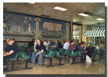 Ventehallen p� flyplassen